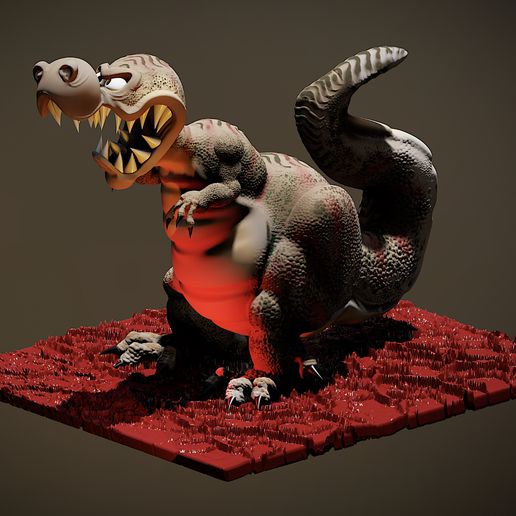 t rex 3D print model - Mito3D