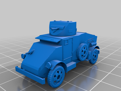 t11 us armored car pre war usa 3d printing 3d print model - Mito3D