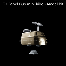 t1 Panel Bus Mini Fahrrad Modell Kit 3d print model - Mito3D