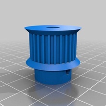 t25 28 pulley tooth idler big customized 3d_printer_parts 3d print model - Mito3D