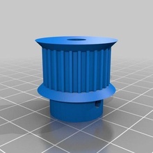 t25 28 pulley tooth idler customized 3d_printer_parts 3d print model - Mito3D