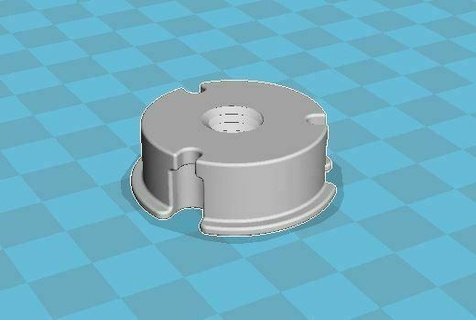 t238 granadas gorra reemplazo airsoft granada nerf 3d print model - Mito3D