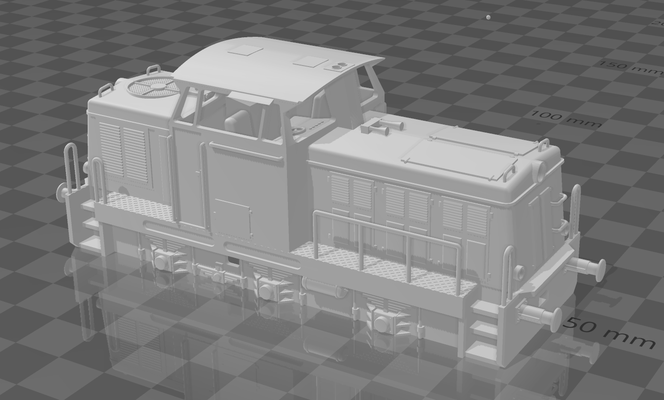 t334 csd h0 lokomotive ckd rosnicka locomotive 3d print model - Mito3D