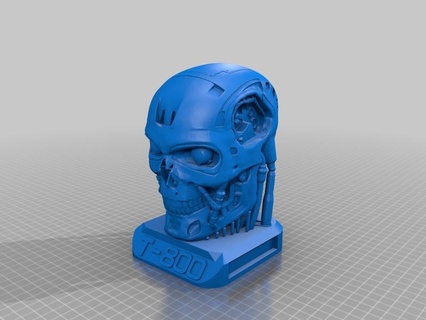 t800 fisso semplificare 3d gioco model_robots 3d print model - Mito3D
