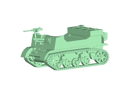 t82 gun motor carriage gmc 3d print model - Mito3D
