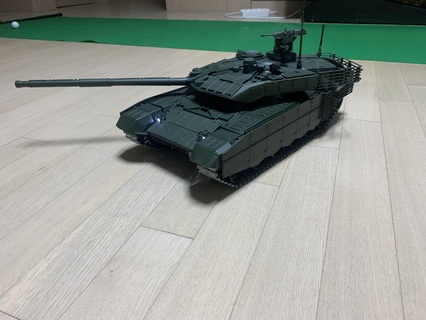 t90m conversion kit russian rc tank proryv henglong t90 3d print model - Mito3D