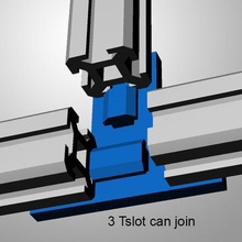 t-Nut t-Anschluss tool clamp v-Schlitz clampfor Aluminium-extrusion 3d-Drucker-Komponente 3d-Drucker Teil cnc-Teil 3d print model - Mito3D