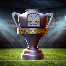 ta Copa Brezilya Fincan şampiyonluk ödül Futebol flamengo Futbol do Palmeiras clube of yüksek poli 3d print model - Mito3D