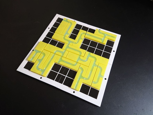 planche carrelage abstrait jeu plateau jeux société jeu jouets jouer 3d print model - Mito3D