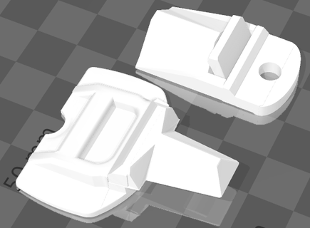 Tab Startseite Mantel Ausführung 2 Clip Schlüsselring 3d print model - Mito3D