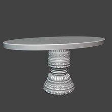 Tabelle Architektur 3d Kunst poli Videospiel 3d print model - Mito3D