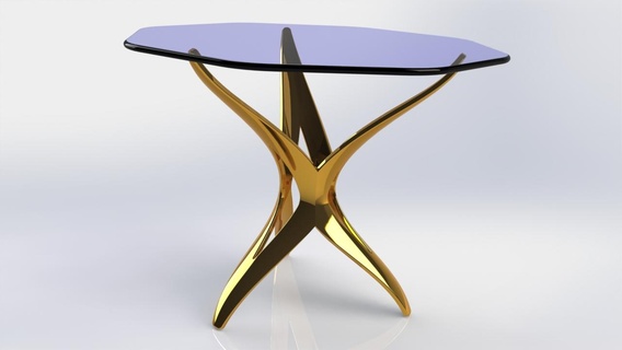 table Ménage 3d print model - Mito3D