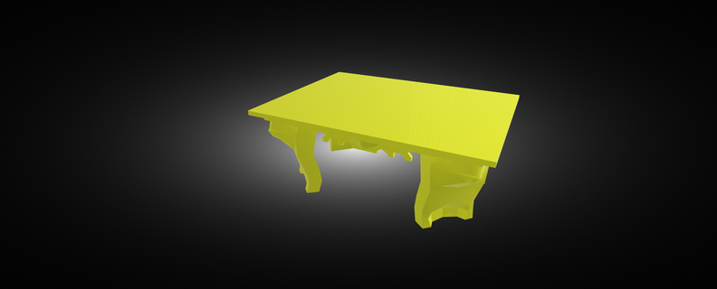 table table Accueil maison conception 3d print model - Mito3D