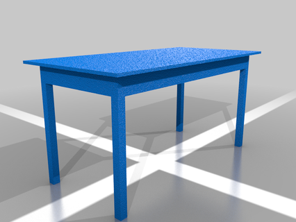 table 3d impression 3d print model - Mito3D