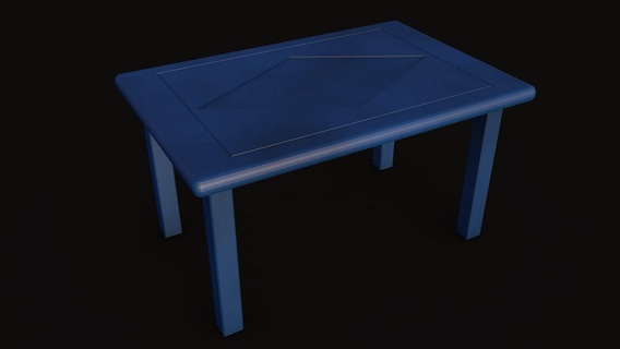 masa çeşitli tablolar sandalyeler mobilya mini modeller diyoramalar yemek oda 3d print model - Mito3D