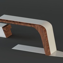 mesa 1012 3d modelo arquitectura mueble madera habitación asiento interior bosque 3dsmax autocad sketchup rinoceronte arquitectónico decoración silla naturaleza 3d print model - Mito3D
