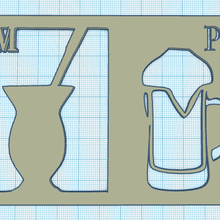 tabela am pm 3d print model - Mito3D