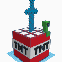 tavolo centrotavola Minecraft 3d print model - Mito3D