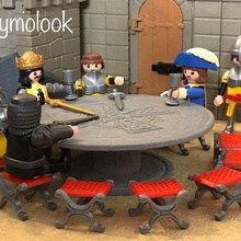 table chairs king arthur medieval castle scale figures playmobil game toys art toy clicks house furniture belen miniatures dollhouse 3d print model - Mito3D