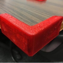 mesa de canto bumper protetor do tpu flexível filamento a casa office 3d print model - Mito3D