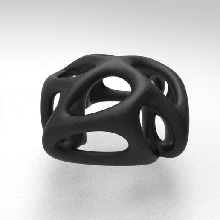 masa küp Voronoi parametrik Lamba 3d print model - Mito3D