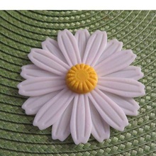 tabela decoração flor deco nseblume margarida marguerita arte cabelo brincos 3d print model - Mito3D