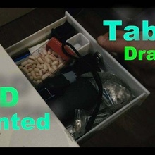 table drawer drawers mini tabletop office 3d print model - Mito3D