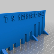 Tabelle Höhe leiten metrisch Teile 3d print model - Mito3D
