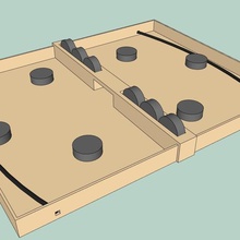 masa hokeyi oyun hokey çocuklar 3d print model - Mito3D