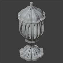 table lamp art design decoration lighting architecture useful object outside 3d print model - Mito3D
