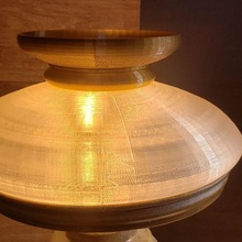 table lampe globe abat jour chevet 3d print model - Mito3D