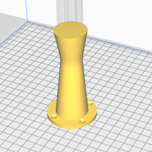 mesa pierna arquitectura 3d print model - Mito3D
