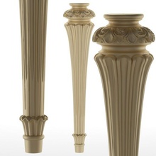 table leg furniture balusters art 3d models 3d print model - Mito3D