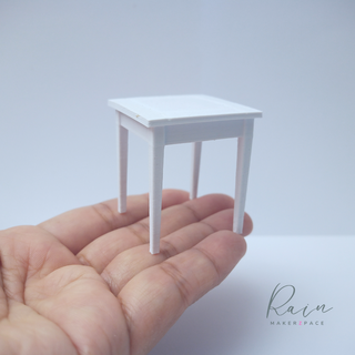 tavolo miniatura casa delle bambole miniature mobilia mini carina minuscolo 3d print model - Mito3D