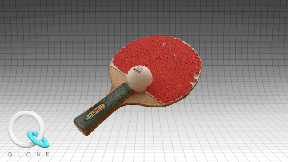table tennis scanned qlone 3d print model - Mito3D