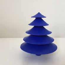 table top christmas tree home brahmabeej 3d printing decor 3d print model - Mito3D