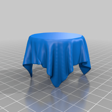 tablecloth home decor 3d print model - Mito3D