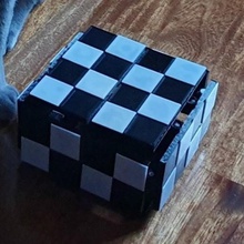 El tablero ajedrez desplegable Spiel Schach Schach-Brett Falt-Tabelle 3d print model - Mito3D