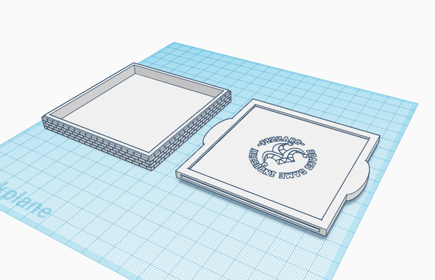 tablero arka fon değiştirilebilir oyun 3d print model - Mito3D