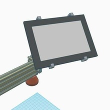 Tablette 8 10 orientierbar Unterstützung cnc Drucker Halter 3d_printer_accessories 3d print model - Mito3D