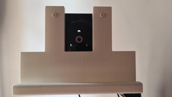tábua braço monitor suporte ficar pé 3d print model - Mito3D