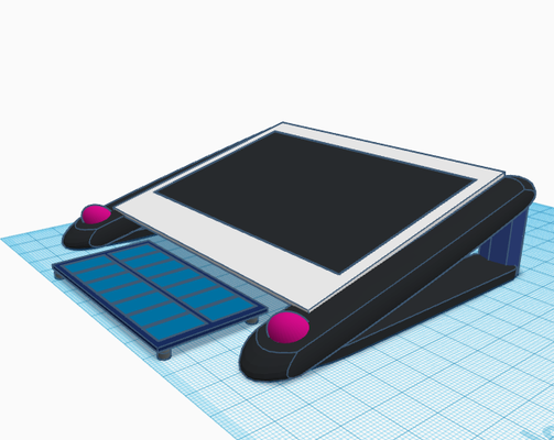 tableta computadora apoyo estudiando celular compu 3d print model - Mito3D
