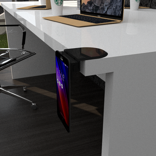 tablet holder desk countertops support gaming upset 3d print model - Mito3D