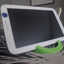 tablet holder directors cut gadget samsung note 3d print model - Mito3D