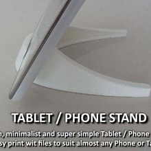 tablet phone stand gadget unique tab smartphone holder simple samsung organization organisation office mobile iphone ipad huawei household home handy gift galaxy easy print designer desig compact christmas birthday apple android 3d print model - Mito3D