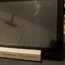 tableta estante soporte hd 8 3d print model - Mito3D