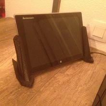 tablet-Unterstützung gadget tablet-Halterung tablet 3d print model - Mito3D