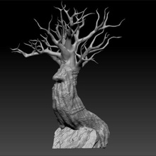 tavolo da gioco - cervo albero in miniatura d&d 3d print model - Mito3D