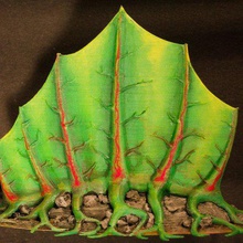 tabletop plant alien vegetation 05 spino-plant game toy accessories warhammer 40k wargaming wargame terrain gaming table top gamers rpg minis makers plants miniature gift gamer fantasy dungeons dragons decoration d&d blender 28mm 3d print model - Mito3D