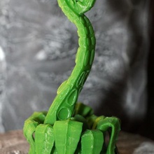 tabletop plant fern tentacle 11 leaves game toy accessories vegetation gaming plants decoration 3d print model - Mito3D